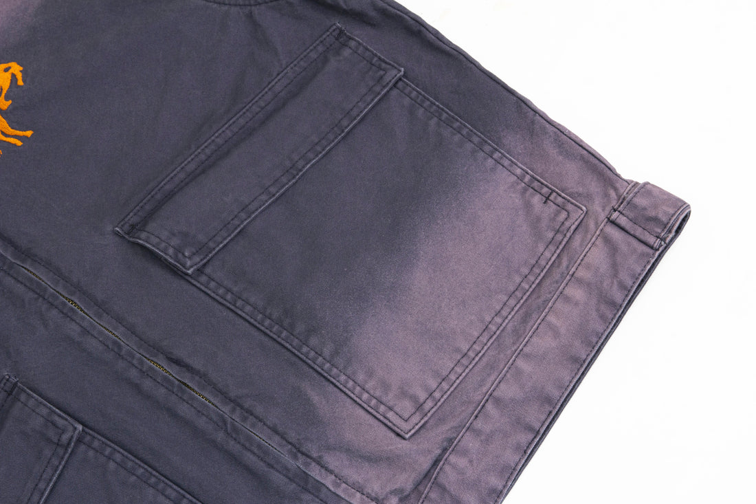 3-6-5.shop Vintage Washed Zip Jacket