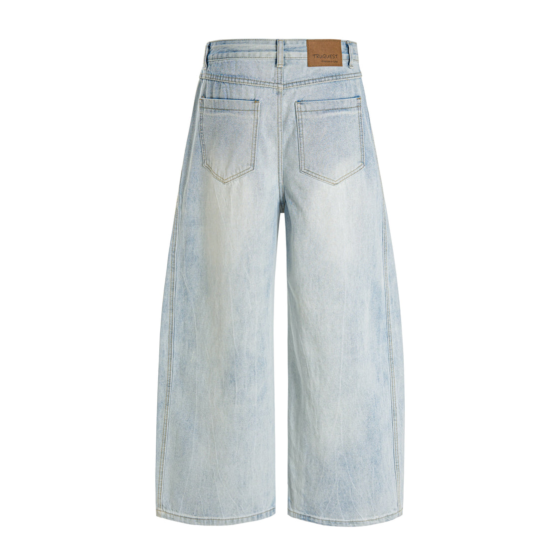 3-6-5.shop Vintage Wide-Leg Washed Jeans