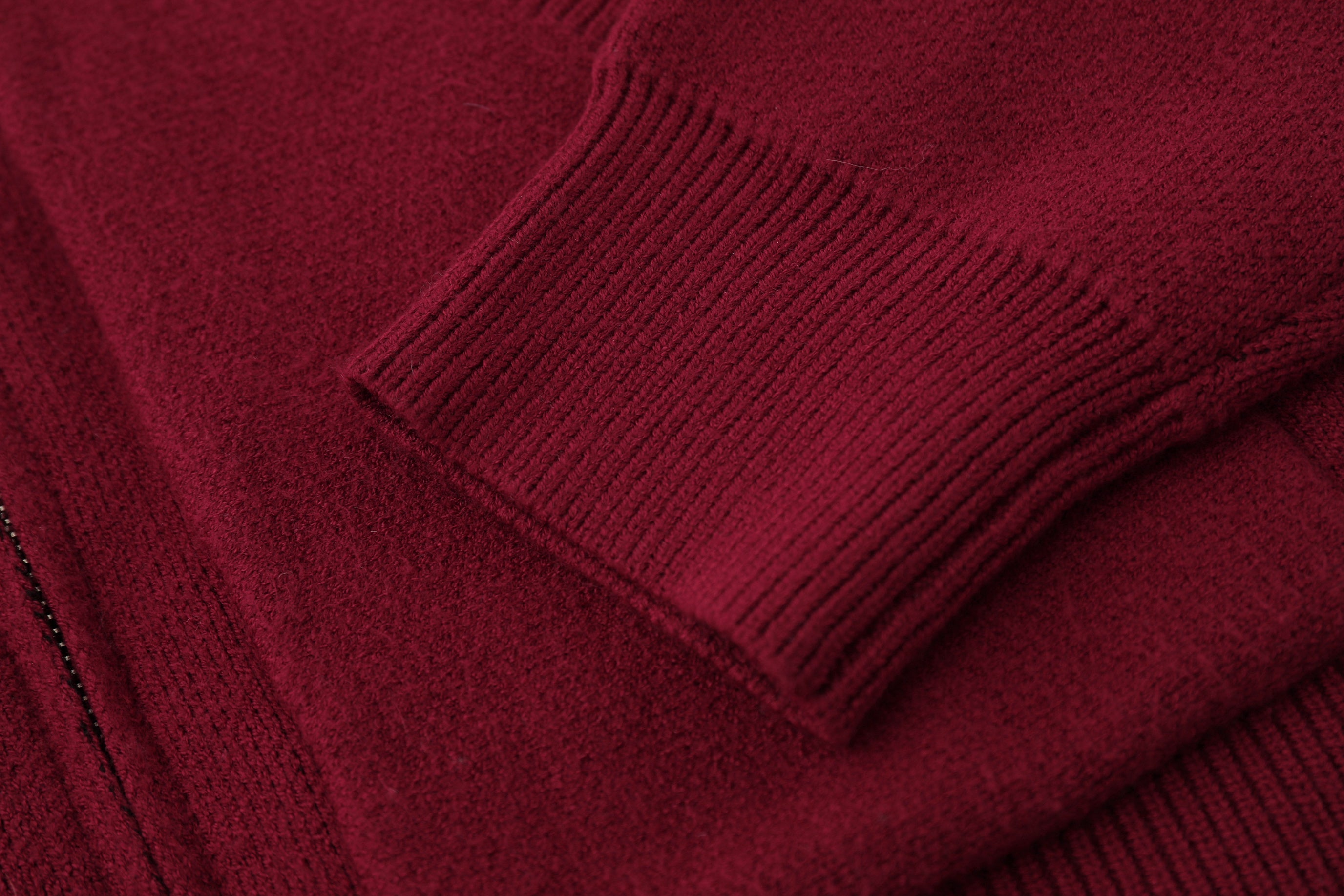 3-6-5.shop Spider Web Knit Zip Hoodie