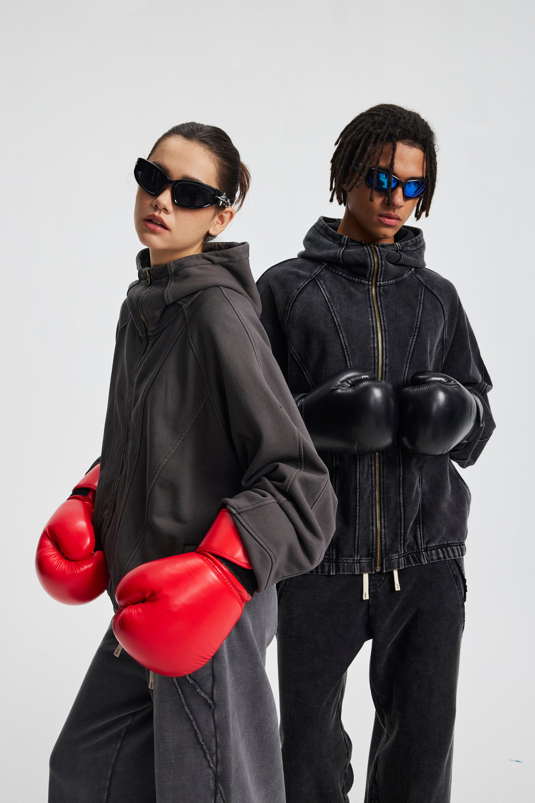 3-6-5.shop Curved-Seam Full-Zip Hoodie