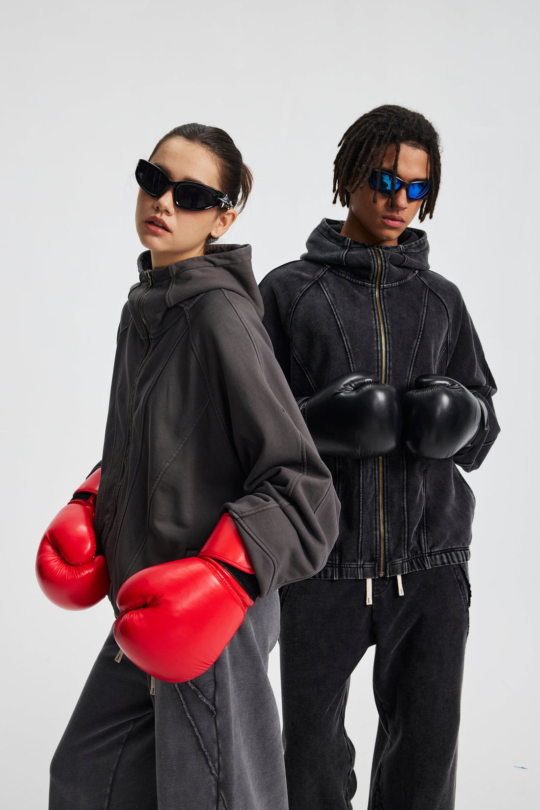 3-6-5.shop Curved-Seam Full-Zip Hoodie