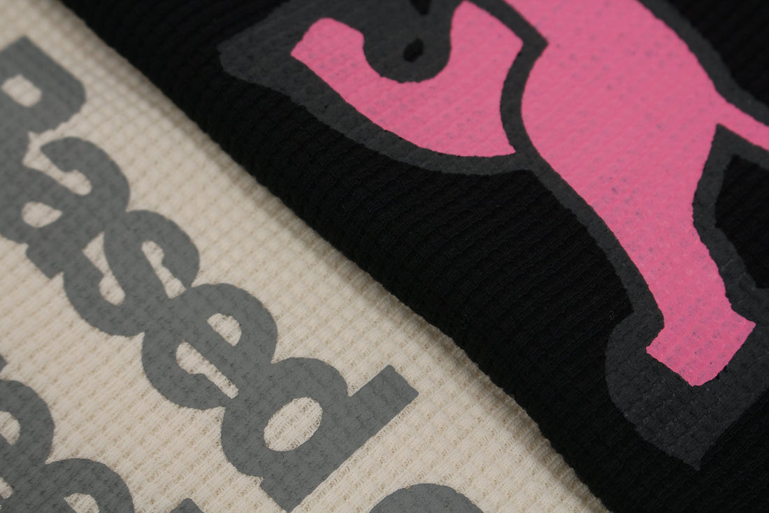 3-6-5.shop Vintage Newspaper Graphic Waffle Tee