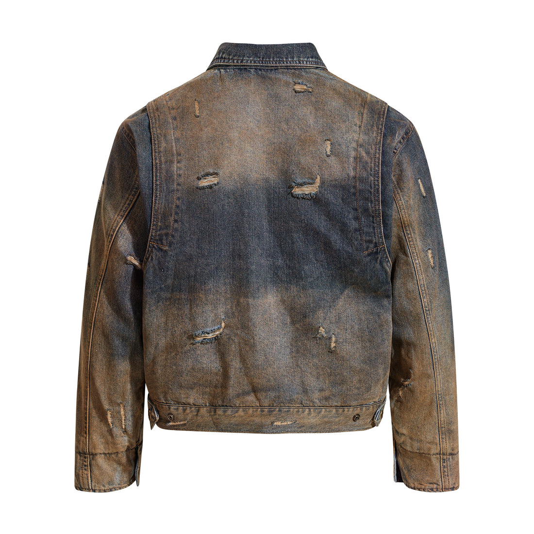 3-6-5.shop Vintage Distressed Denim Jacket