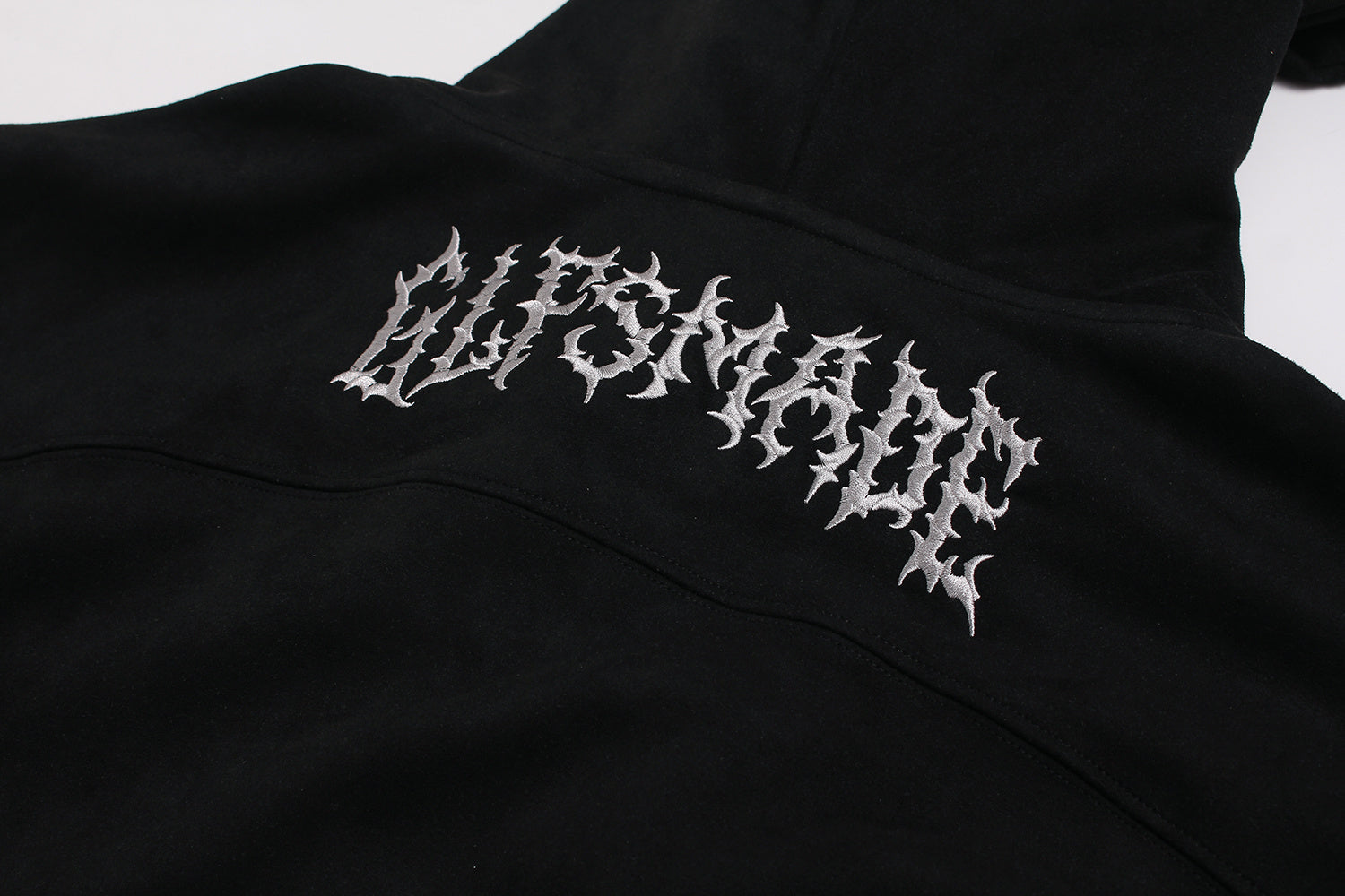 3-6-5.shop “Viewpoint” Suede Track Hoodie