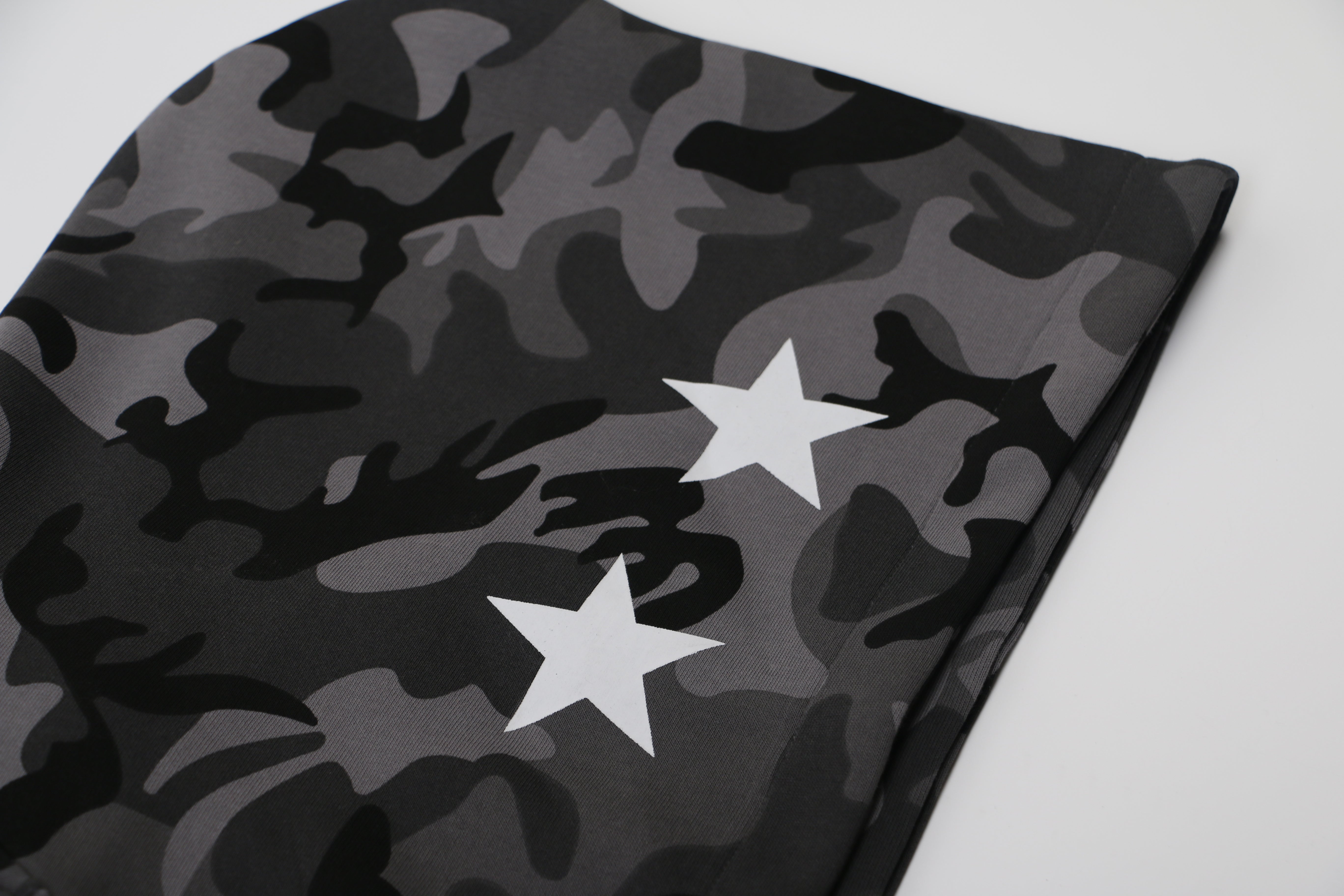 3-6-5.shop Camo Flag Zip-Up Hoodie
