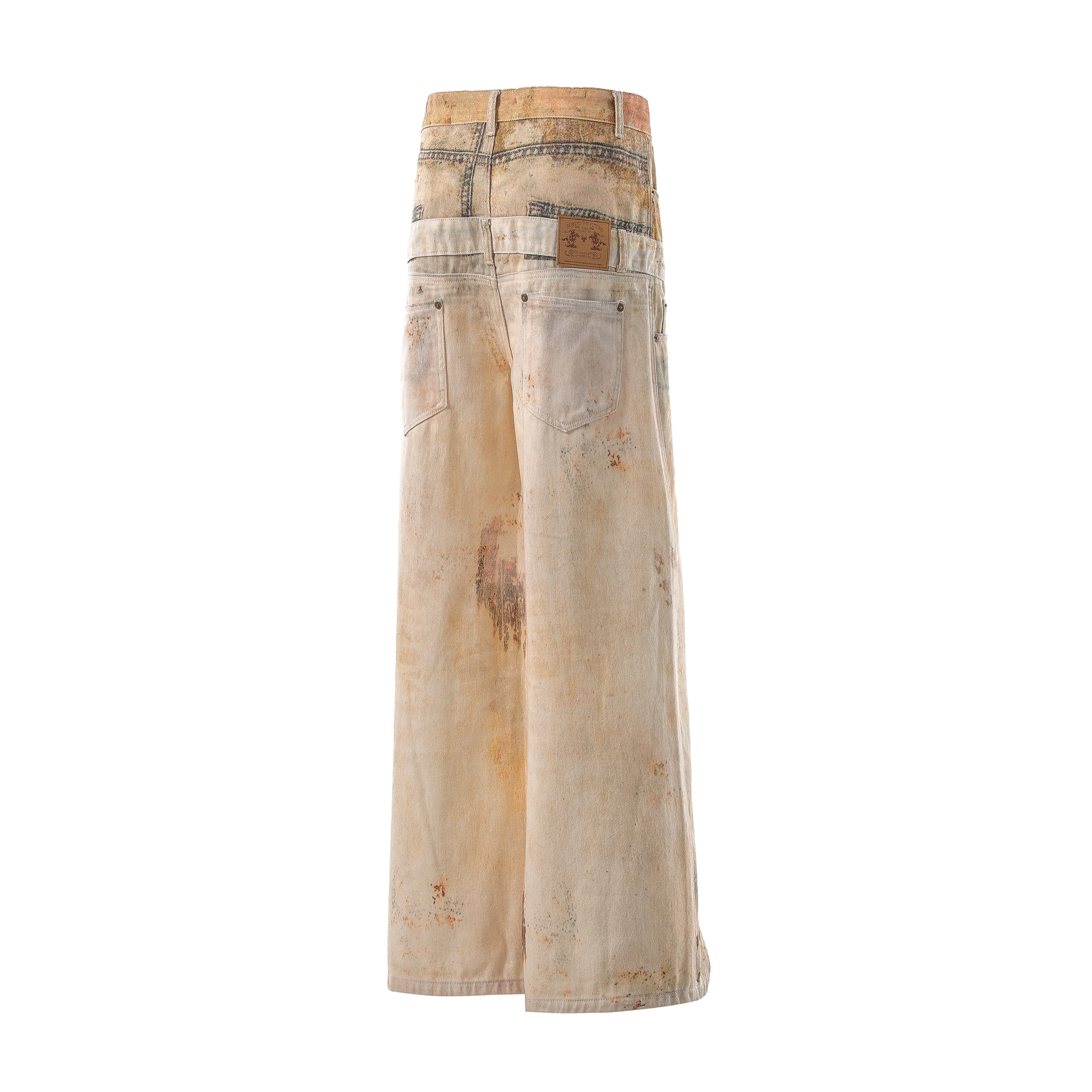 3-6-5.shop Vintage Washed Workwear Jeans
