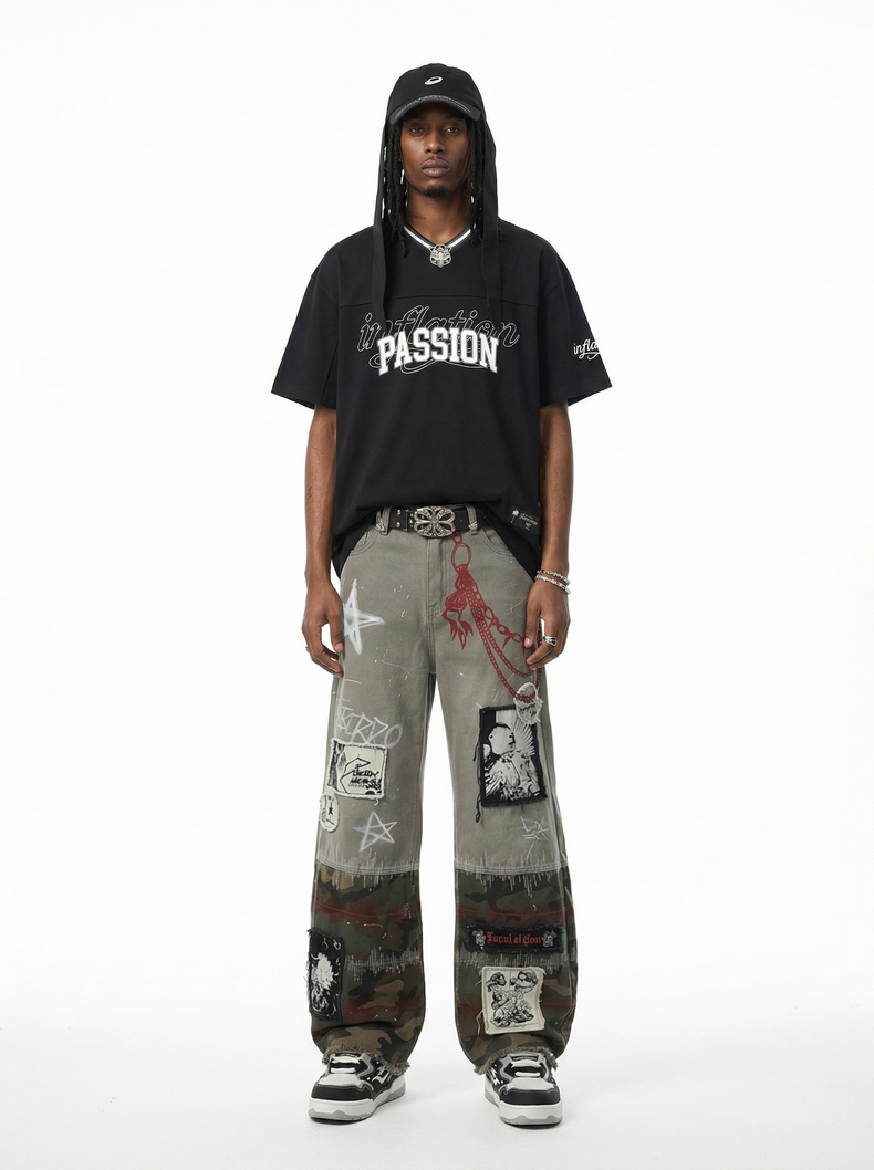 3-6-5.shop Passion Graphic V-Neck Tee