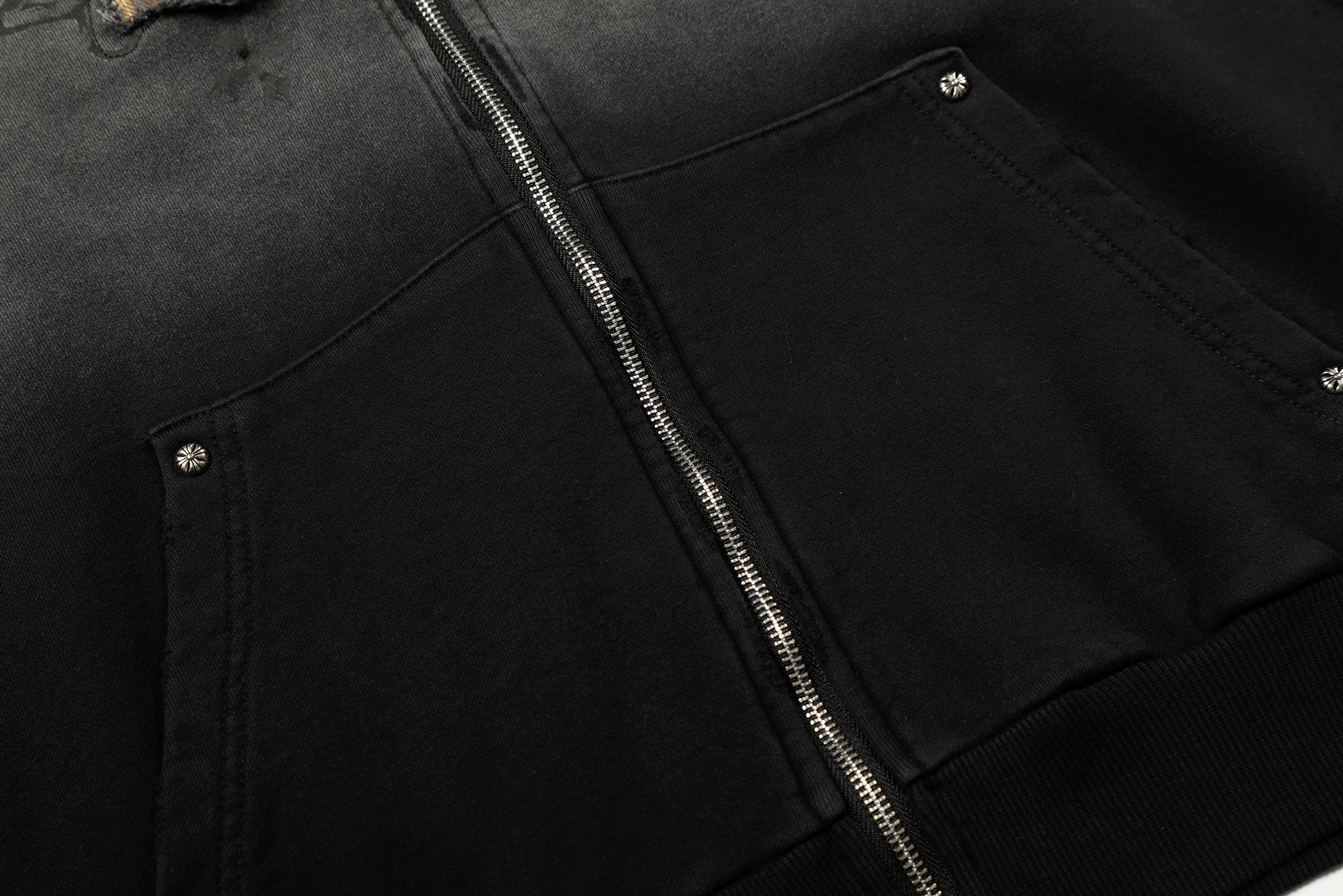 3-6-5.shop Gradient Graphic Zip-Up Hoodie