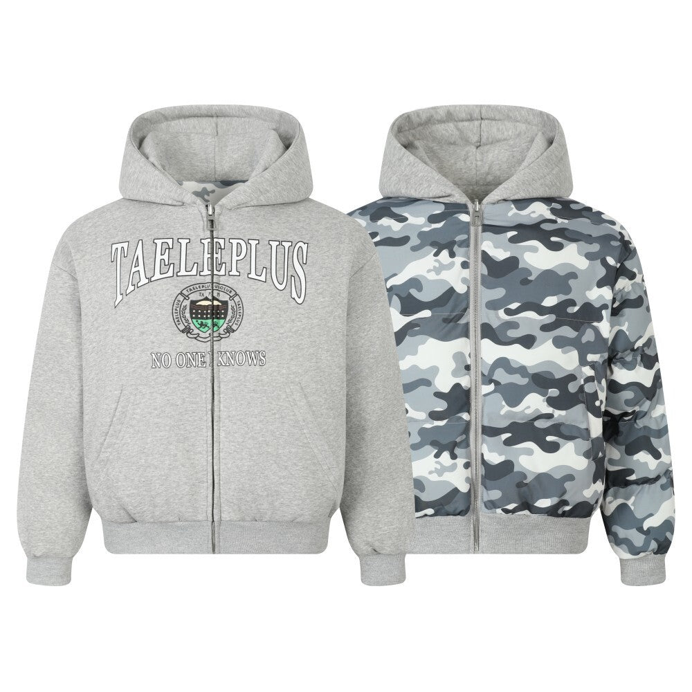 3-6-5.shop Reversible Camo Hoodie Jacket