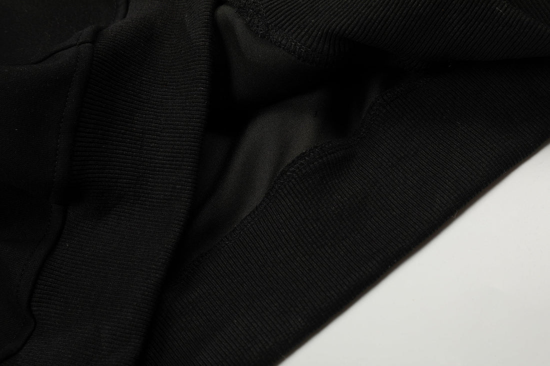 3-6-5.shop Leopard Panel Zip Hoodie