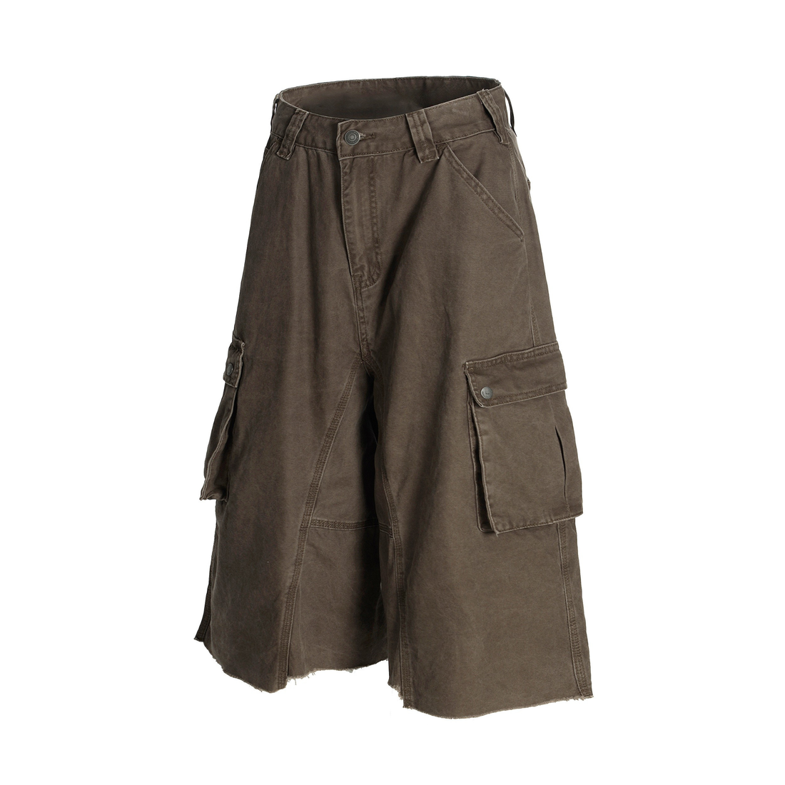 3-6-5.shop Wide-Leg Cargo Shorts