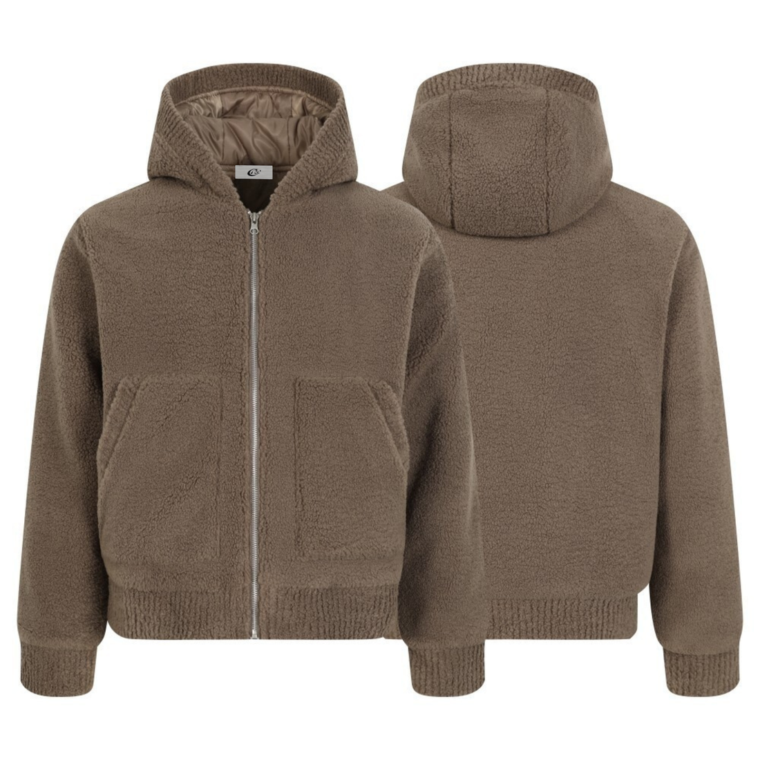 3-6-5.shop Teddy Fleece Hooded Jacket