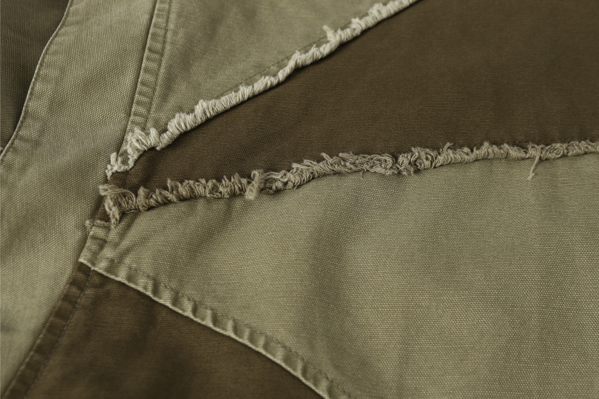 3-6-5.shop Multi-Panel Distressed Hooded Jacket