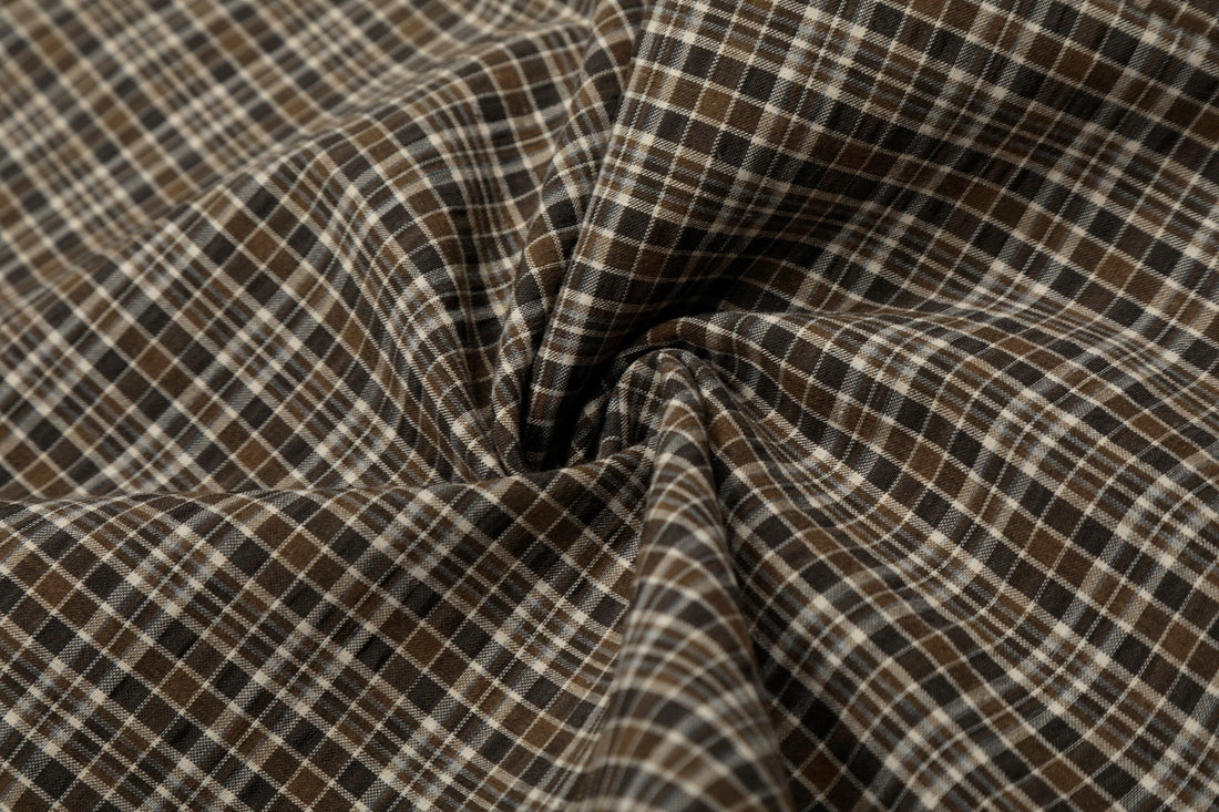 3-6-5.shop Vintage Check Wide-Leg Pants