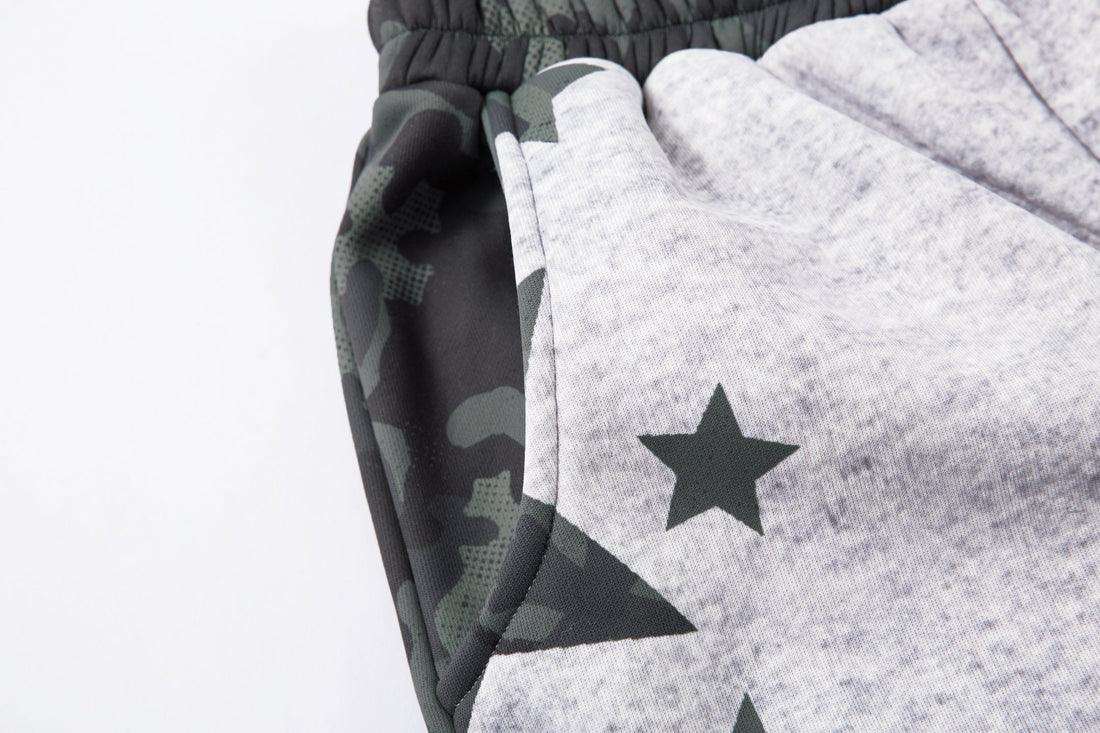3-6-5.shop Camo Star Wide-Leg Sweatpants