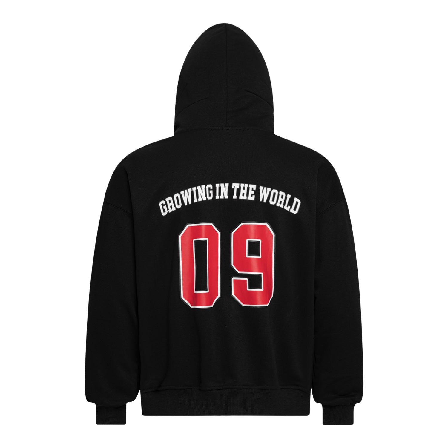 3-6-5.shop Split Camouflage Zip-Up Hoodie