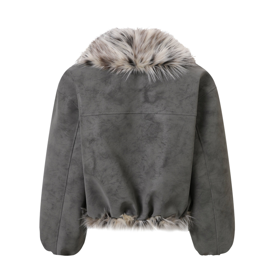 3-6-5.shop Faux-Fur Collar Winter Jacket