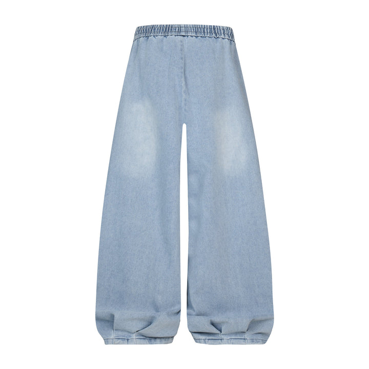 3-6-5.shop Sculpted Denim Balloon Pants