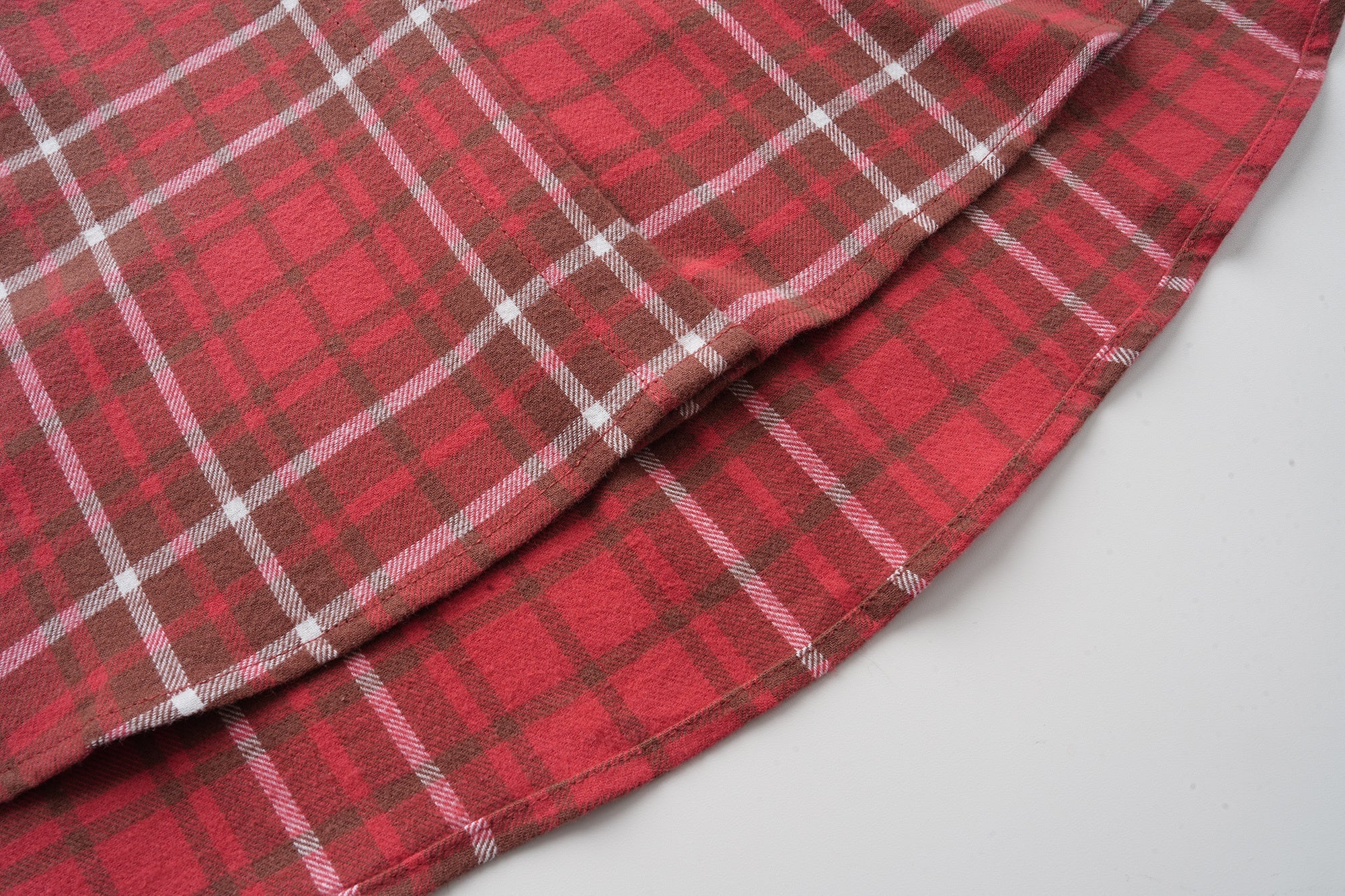 3-6-5.shop Patchwork Plaid Button-Up Shirt