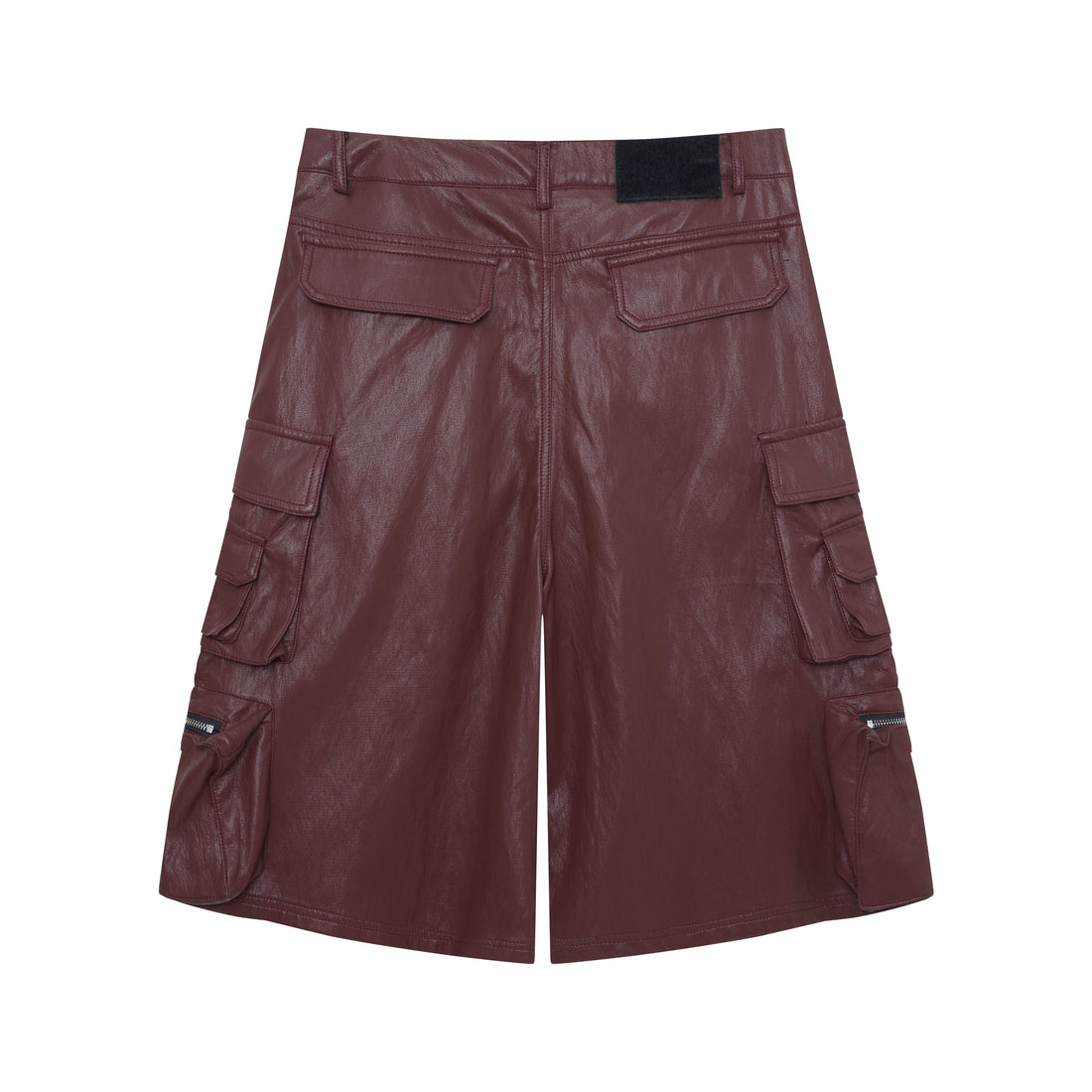 3-6-5.shop Leather Utility Cargo Shorts