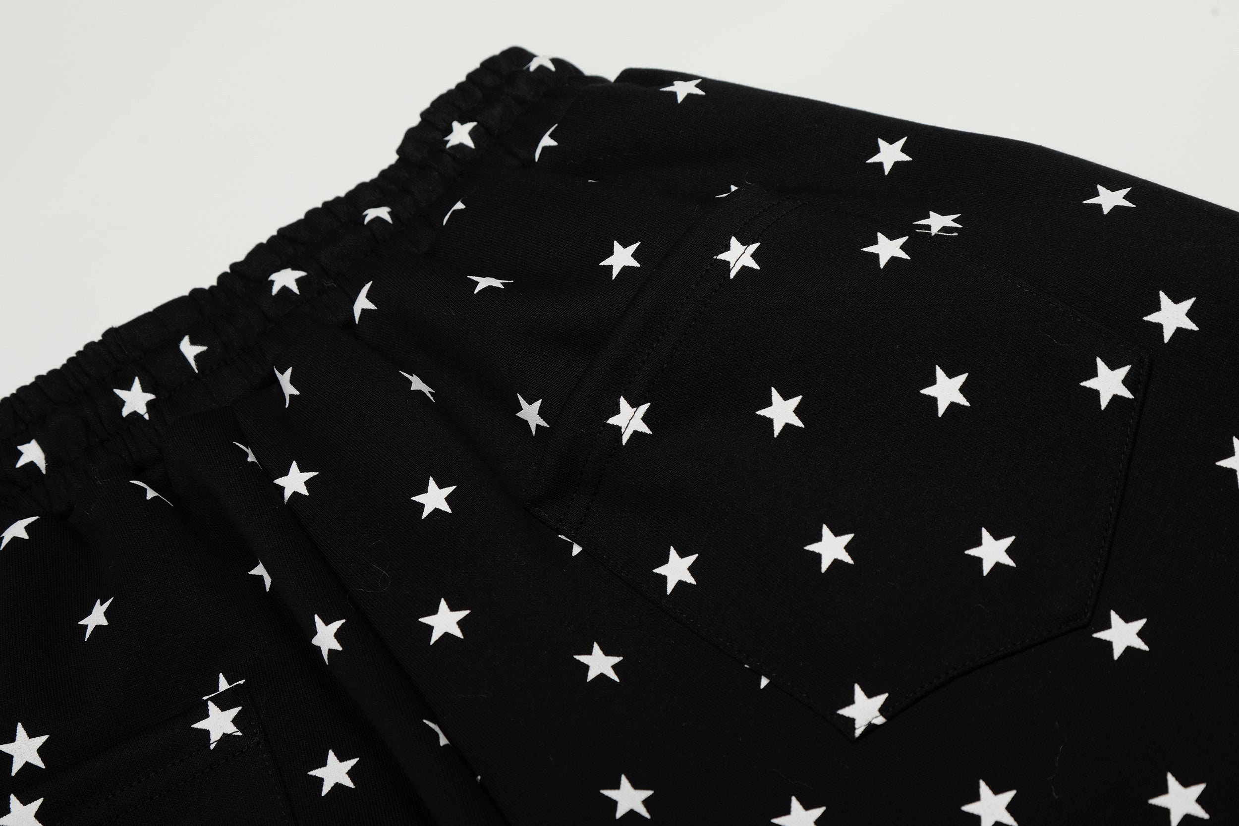 3-6-5.shop All-Over Star Print Wide-Leg Pants