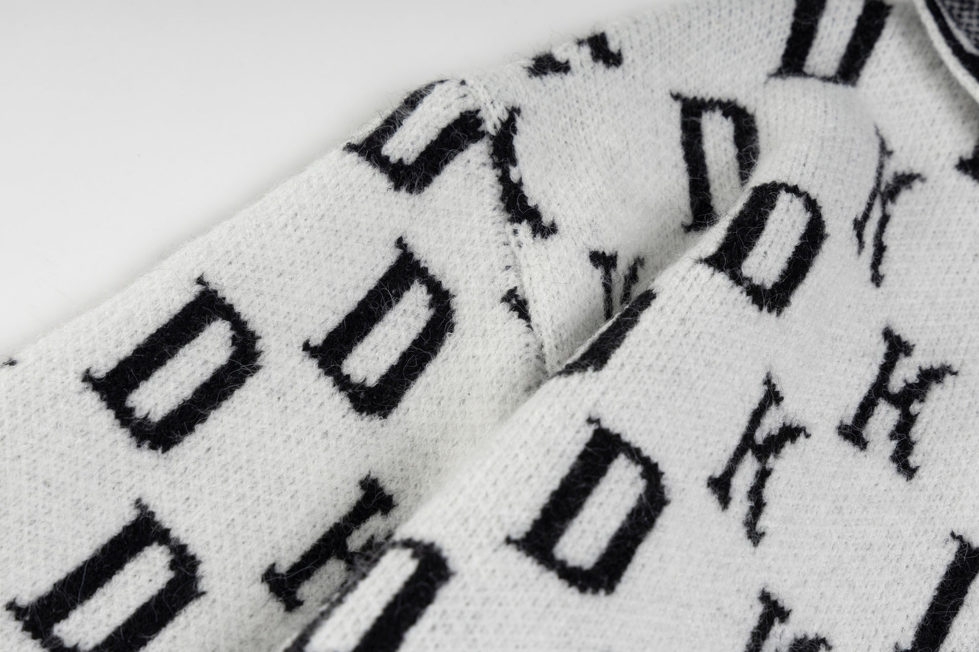 3-6-5.shop DK Allover Knit Zip Hoodie