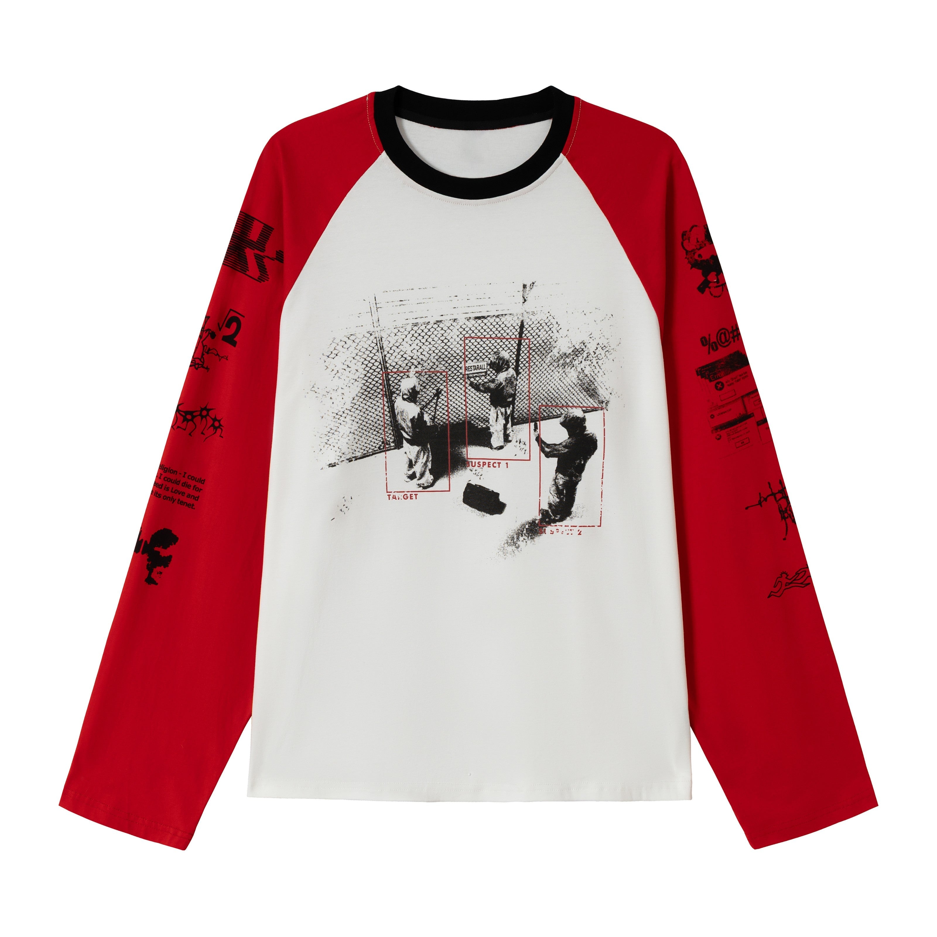 3-6-5.shop Graphic Raglan Long-Sleeve T-Shirt