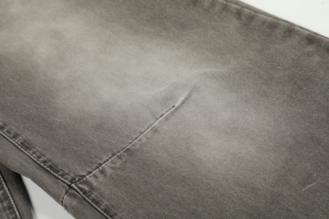 3-6-5.shop Vintage Grey Washed Denim Pants