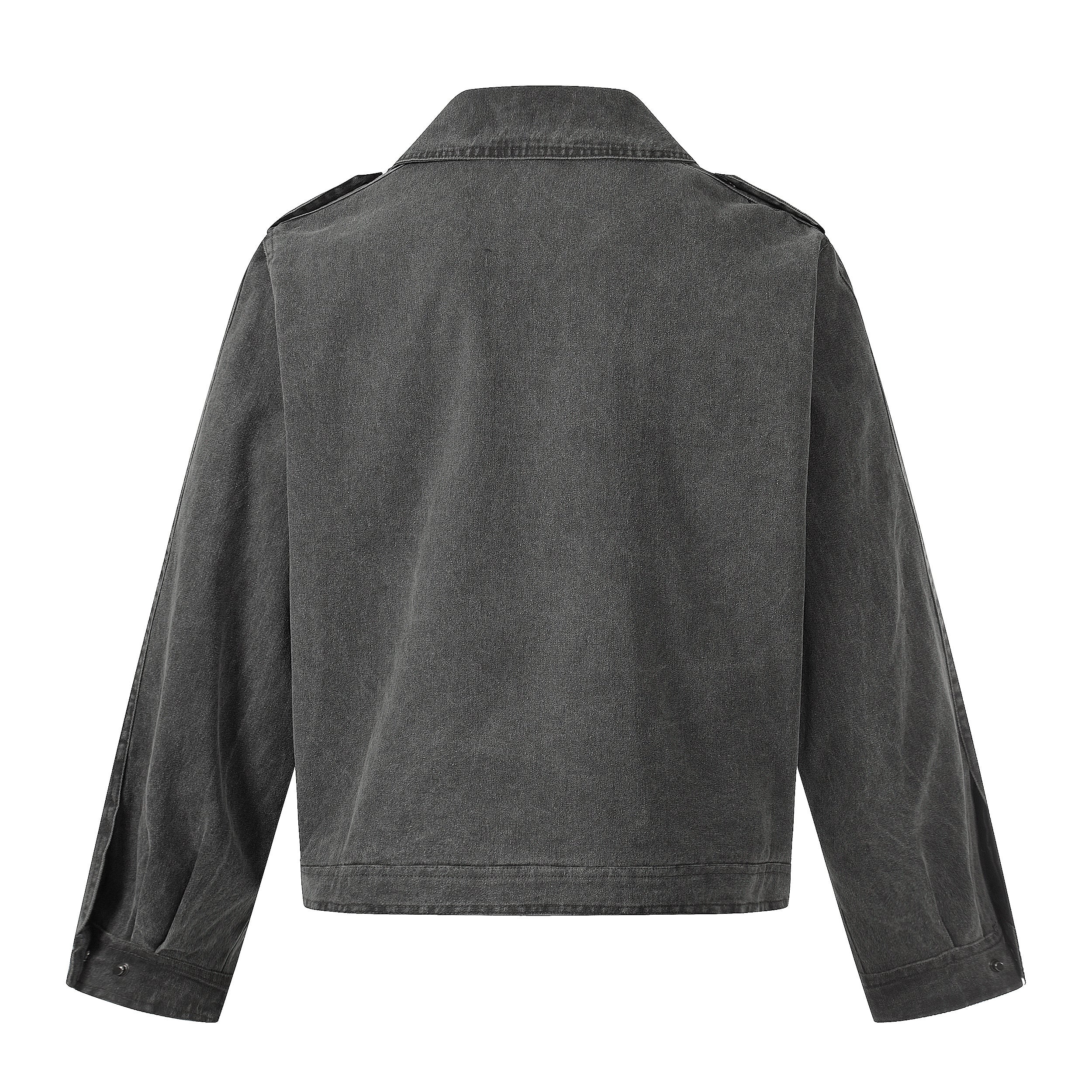 3-6-5.shop Vintage Cross Detail Jacket