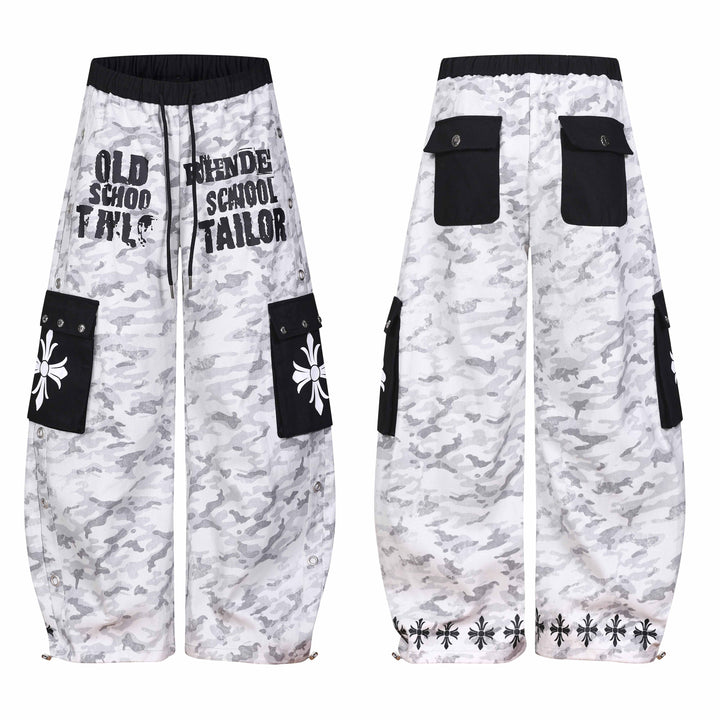 3-6-5.shop Camo Graphic Cargo Pants
