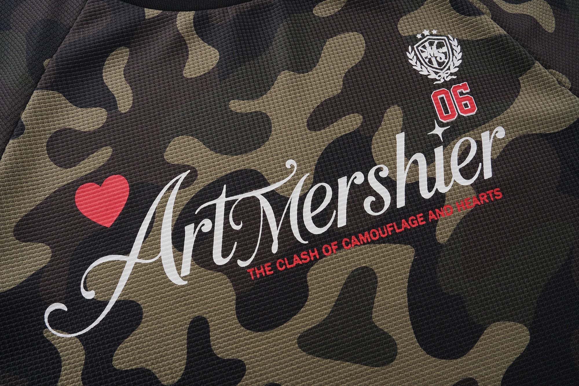 3-6-5.shop Camo Graphic Long Sleeve Jersey