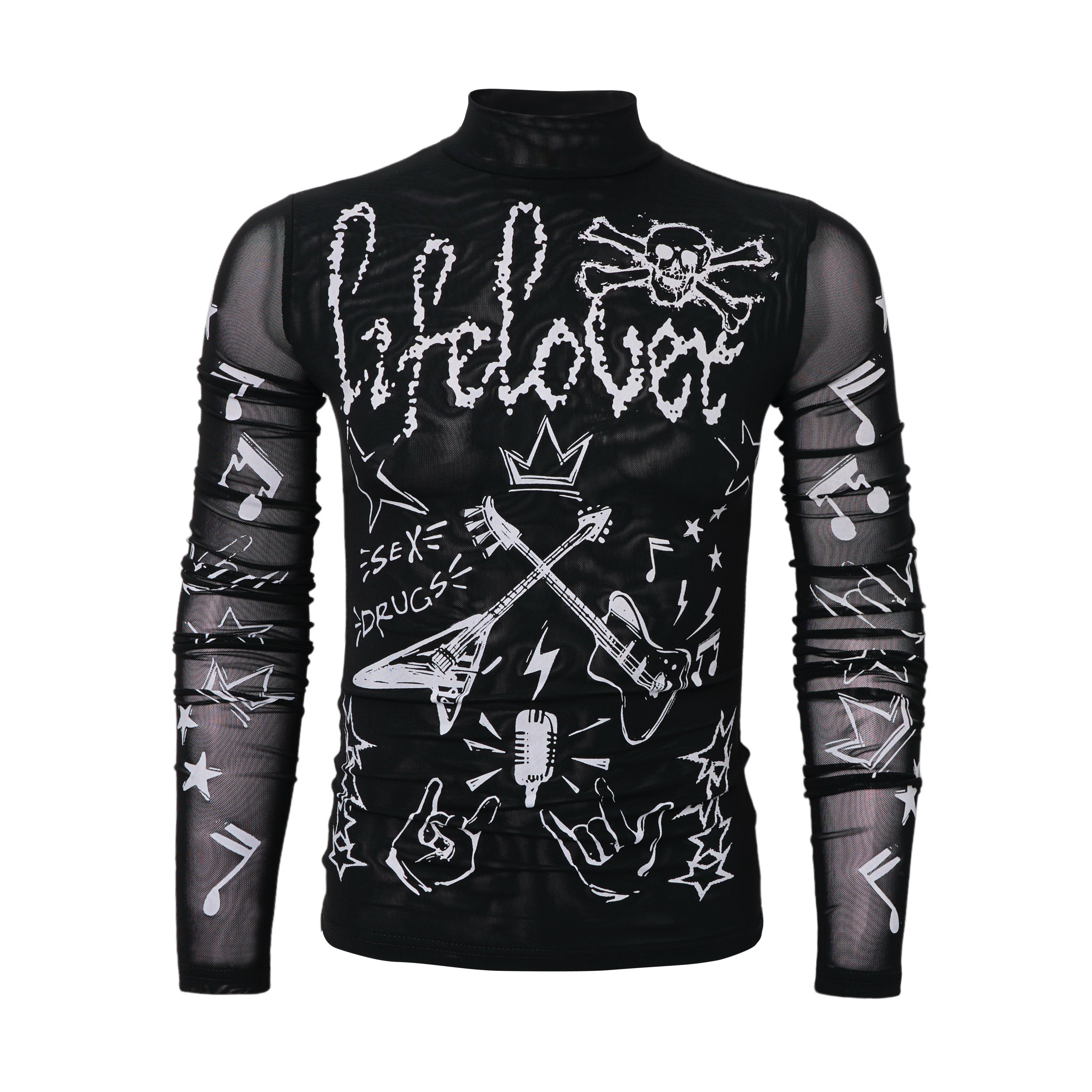 3-6-5.shop Graphic Long Sleeve Top