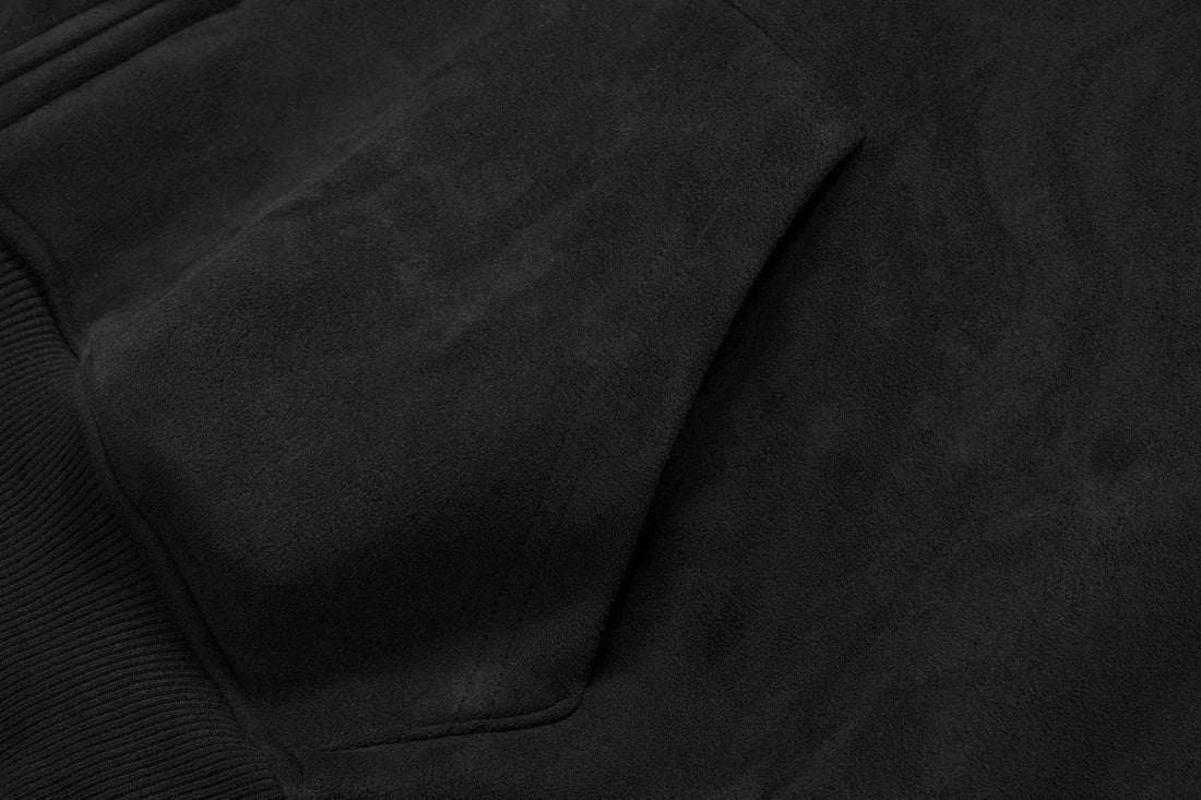 3-6-5.shop Gothic Embroidered Suede Zip Hoodie