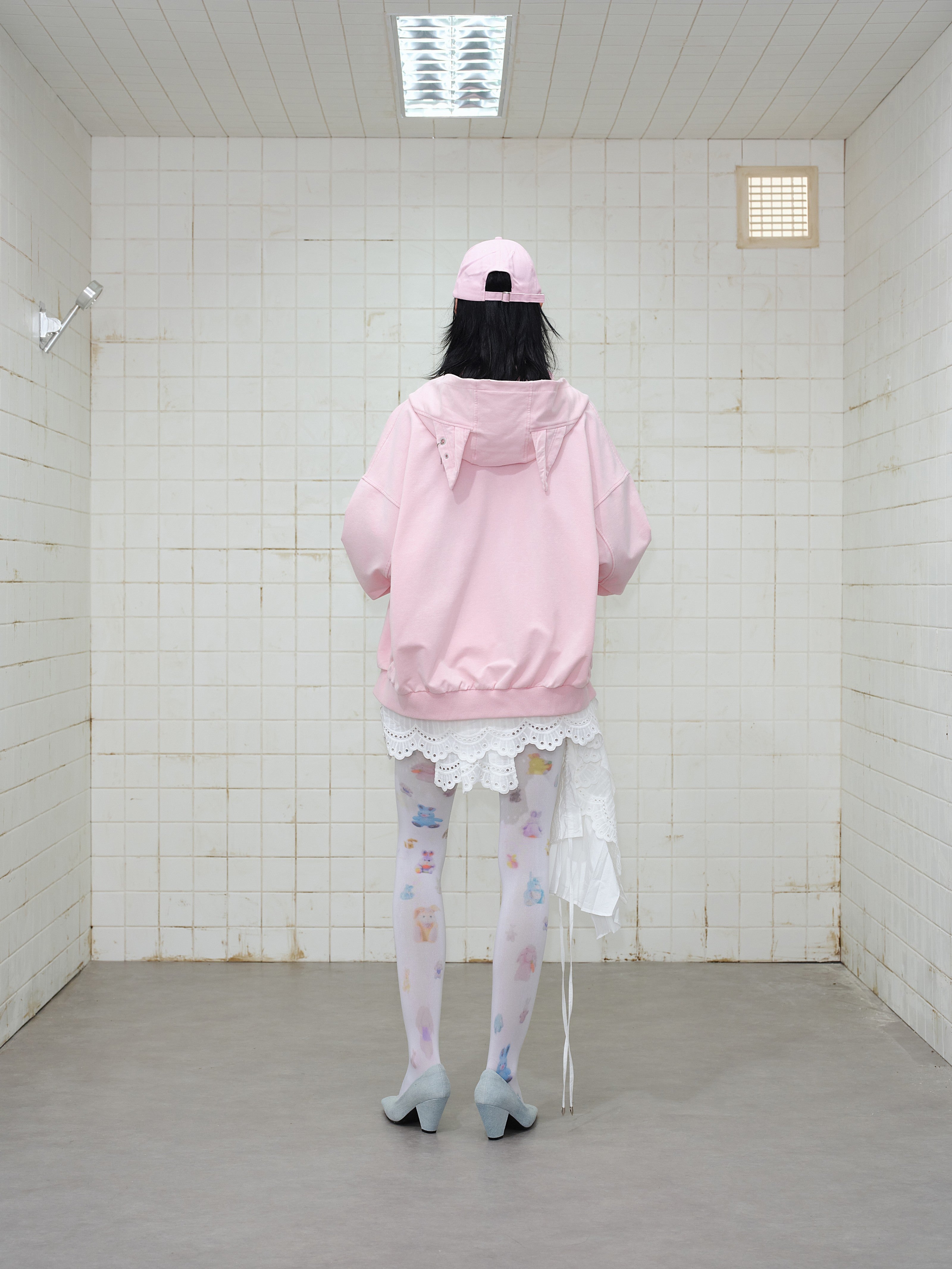 3-6-5.shop Gradient Graphic Zip Hoodie