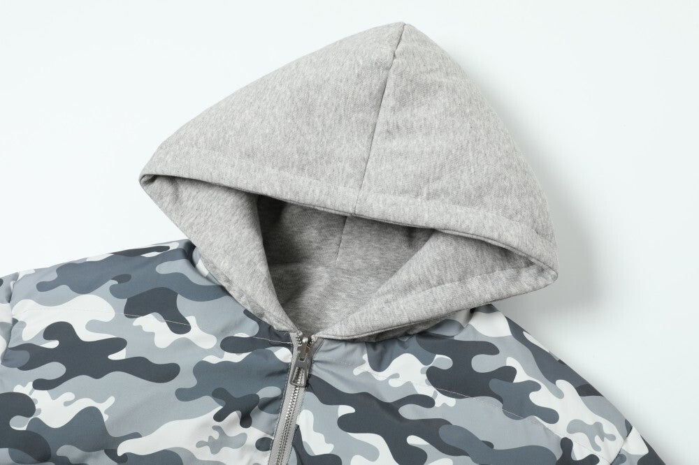 3-6-5.shop Reversible Camo Hoodie Jacket