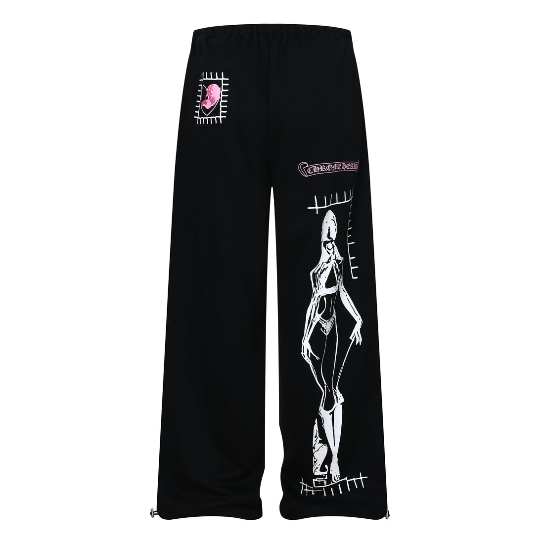 3-6-5.shop Graphic Wide-Leg Sweatpants