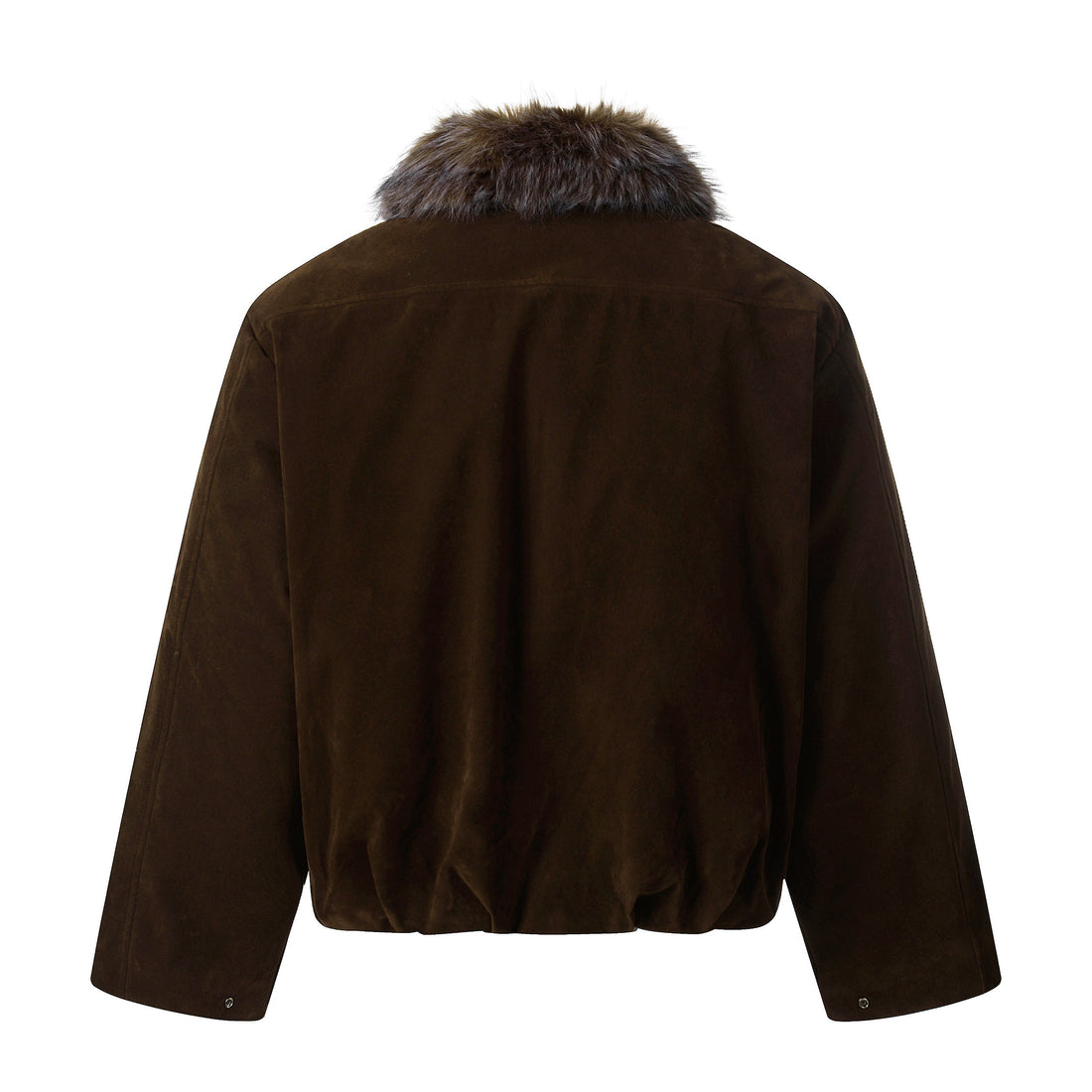 3-6-5.shop Faux Fur Collar Velvet Jacket