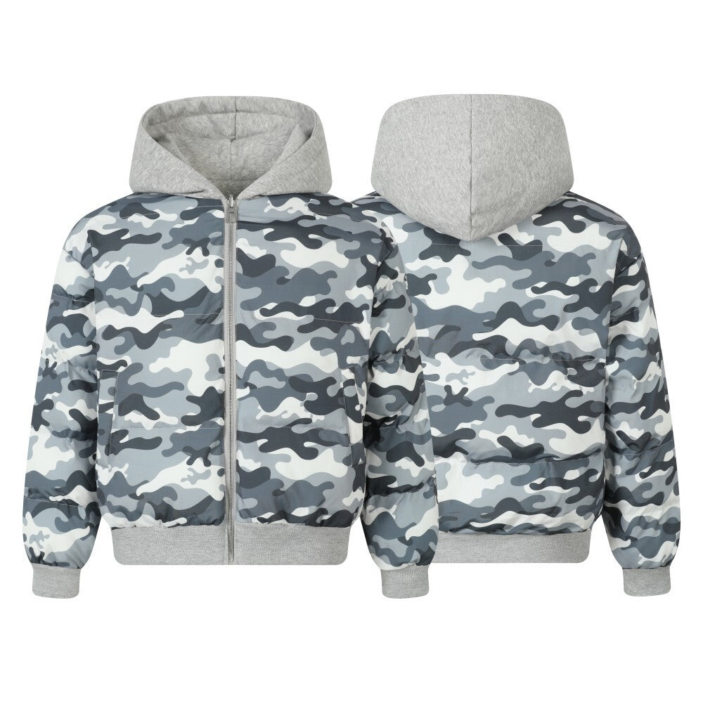 3-6-5.shop Reversible Camo Hoodie Jacket