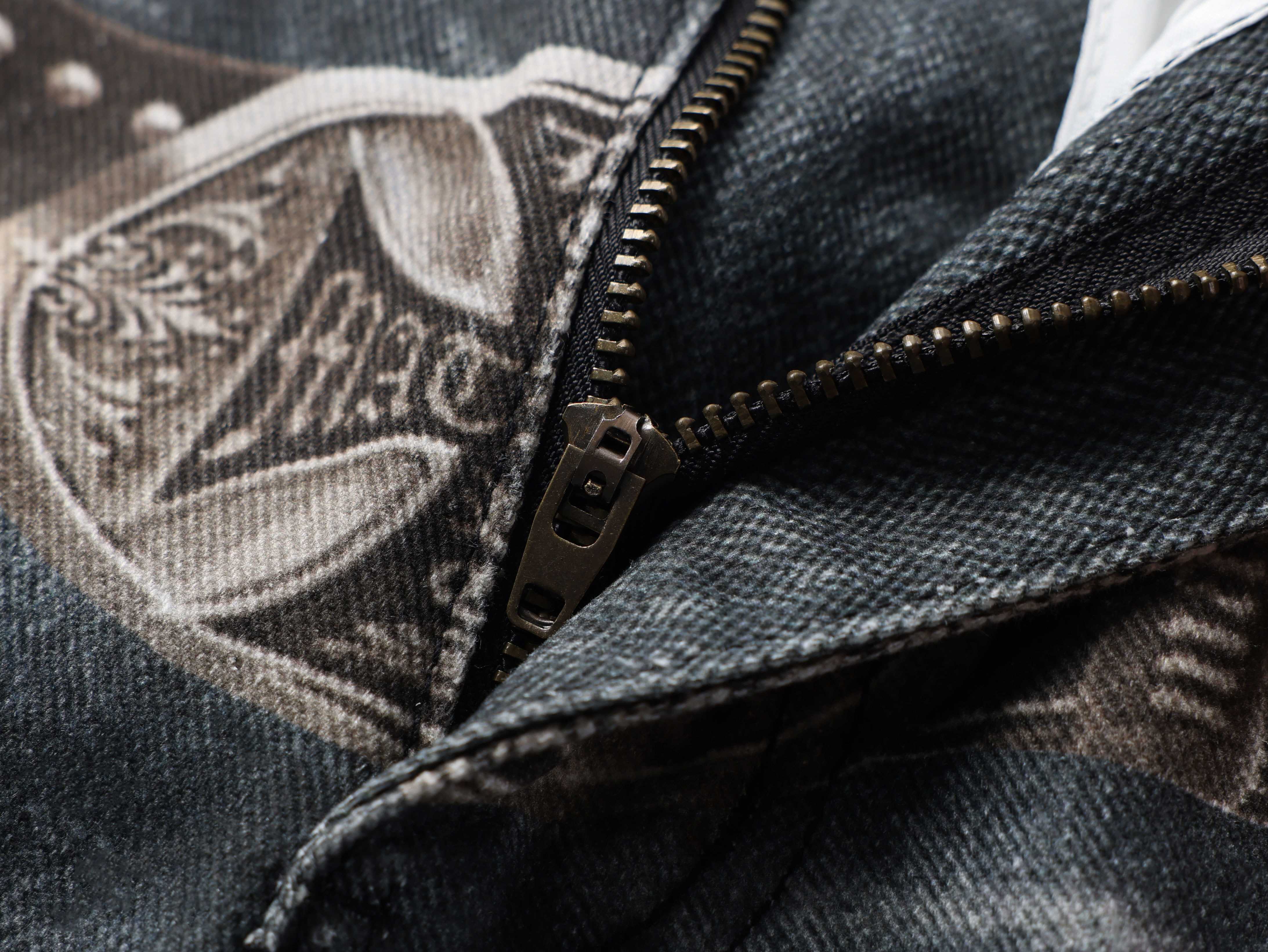 3-6-5.shop Washed Studded Wide-Leg Jeans