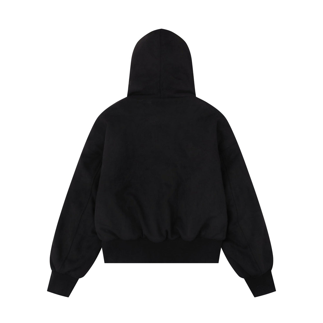 3-6-5.shop Cross Patch Fur Hoodie Jacket