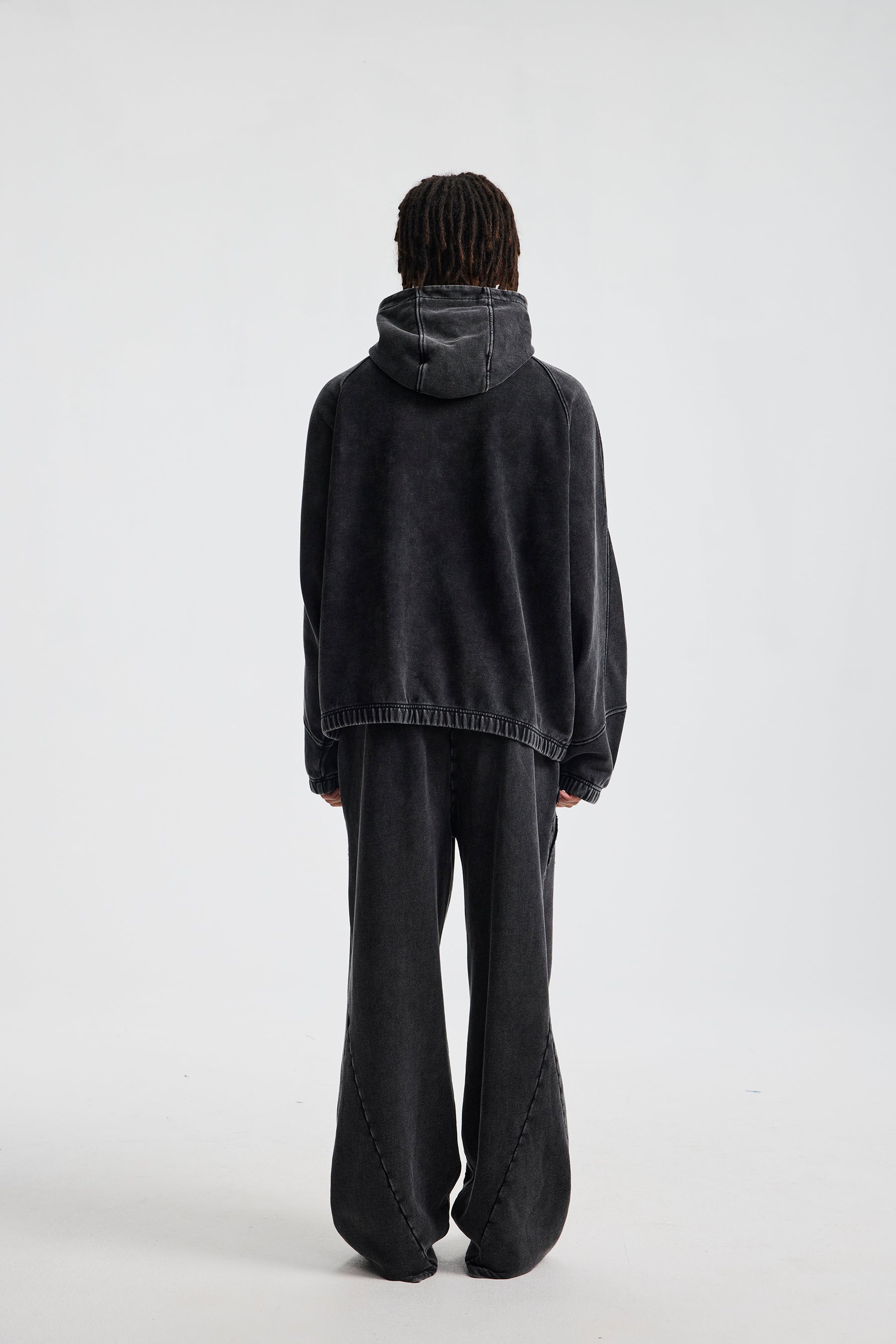 3-6-5.shop Curved-Seam Full-Zip Hoodie