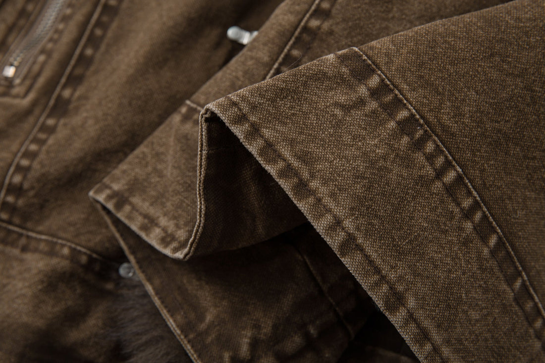 3-6-5.shop Toggle Fur-Lined Jacket
