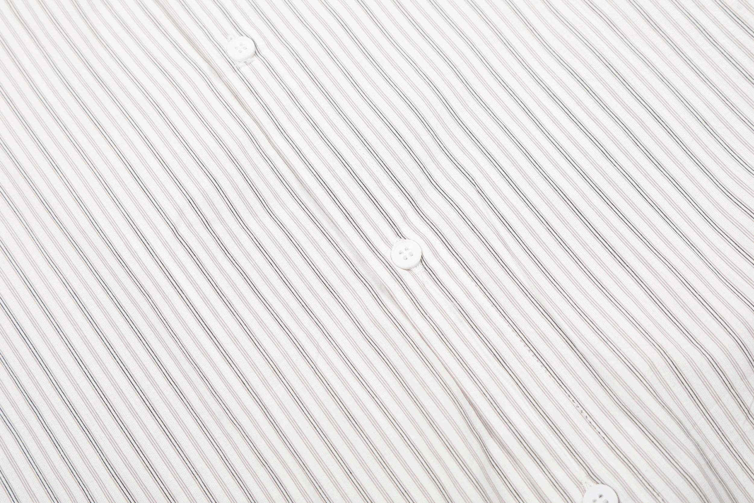 3-6-5.shop Striped Logo Button-Up Shirt
