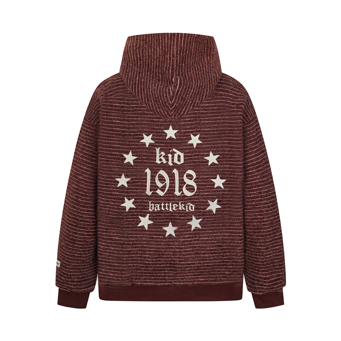 3-6-5.shop Striped Knit Zip Hoodie