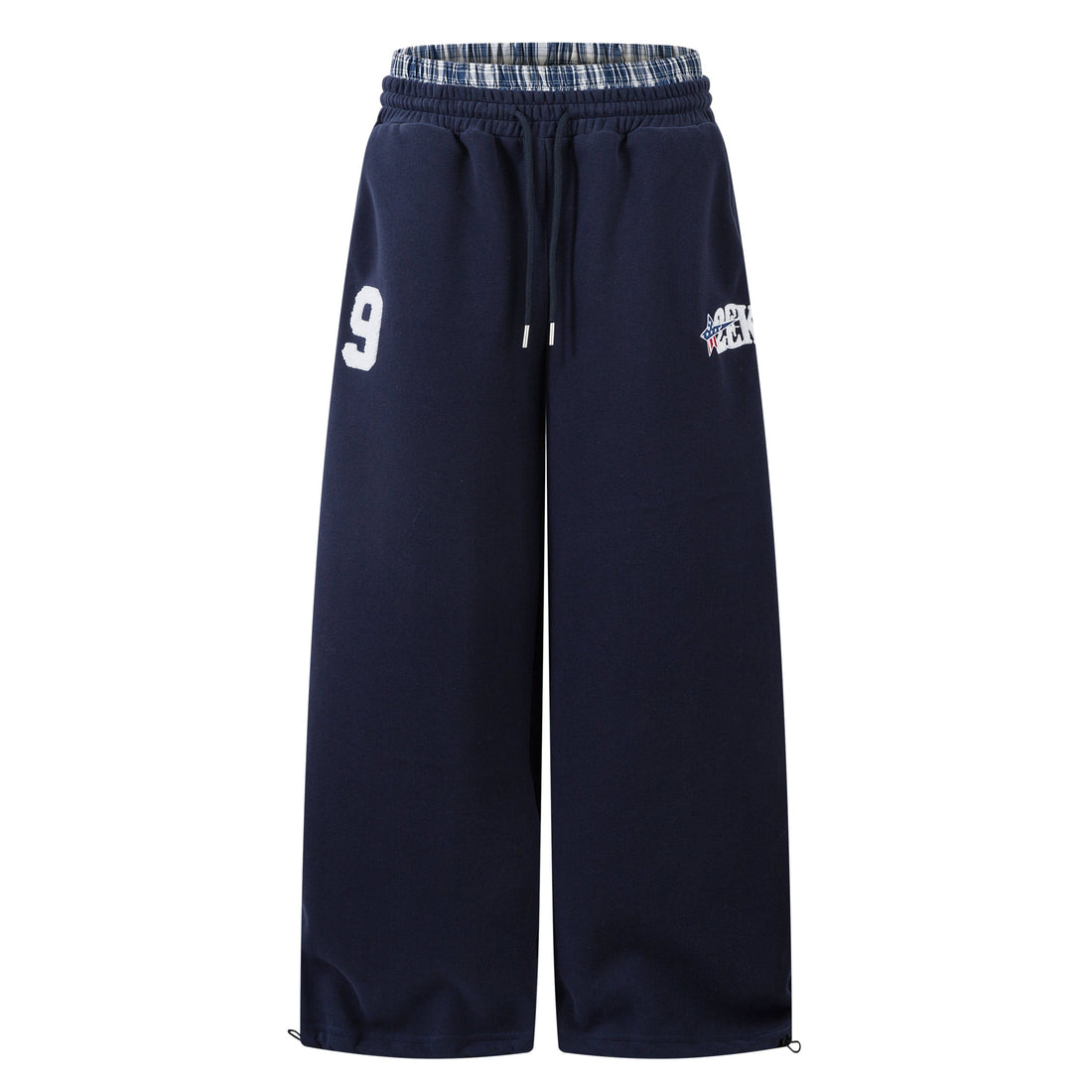 3-6-5.shop Varsity Wide-Leg Athletic Sweatpants
