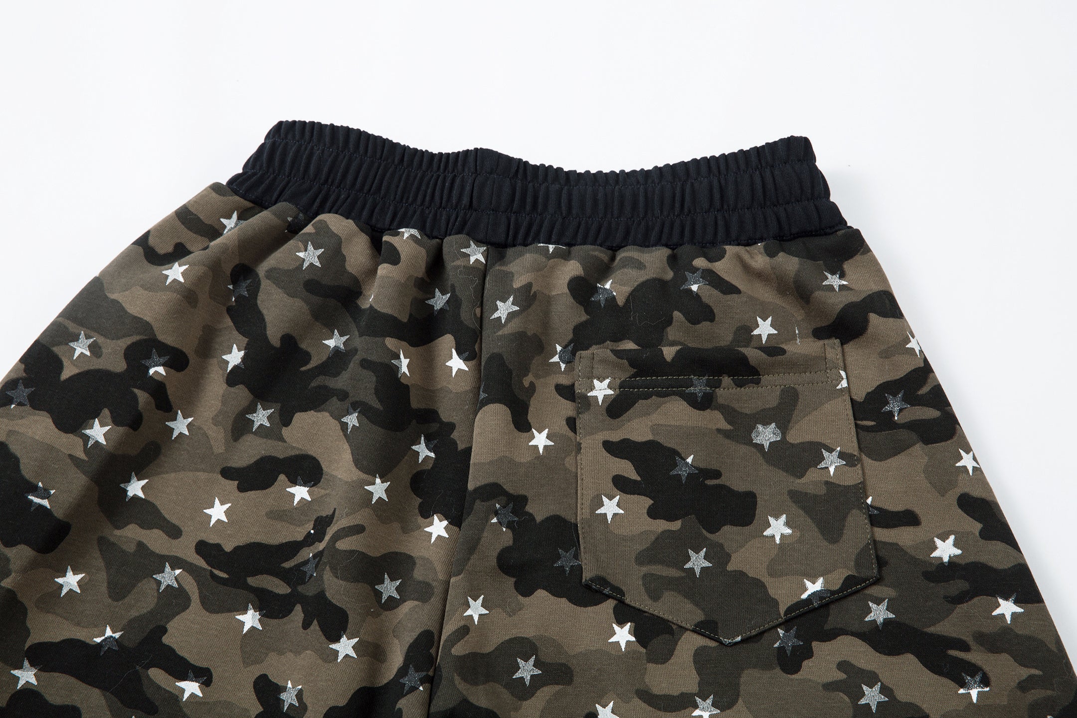 3-6-5.shop Star Camo Wide-Leg Sweatpants