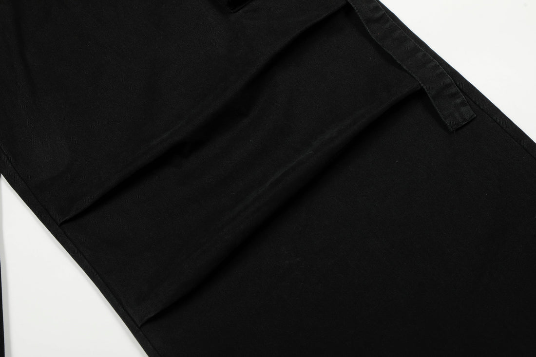 3-6-5.shop Typography Cargo Wide-Leg Pants