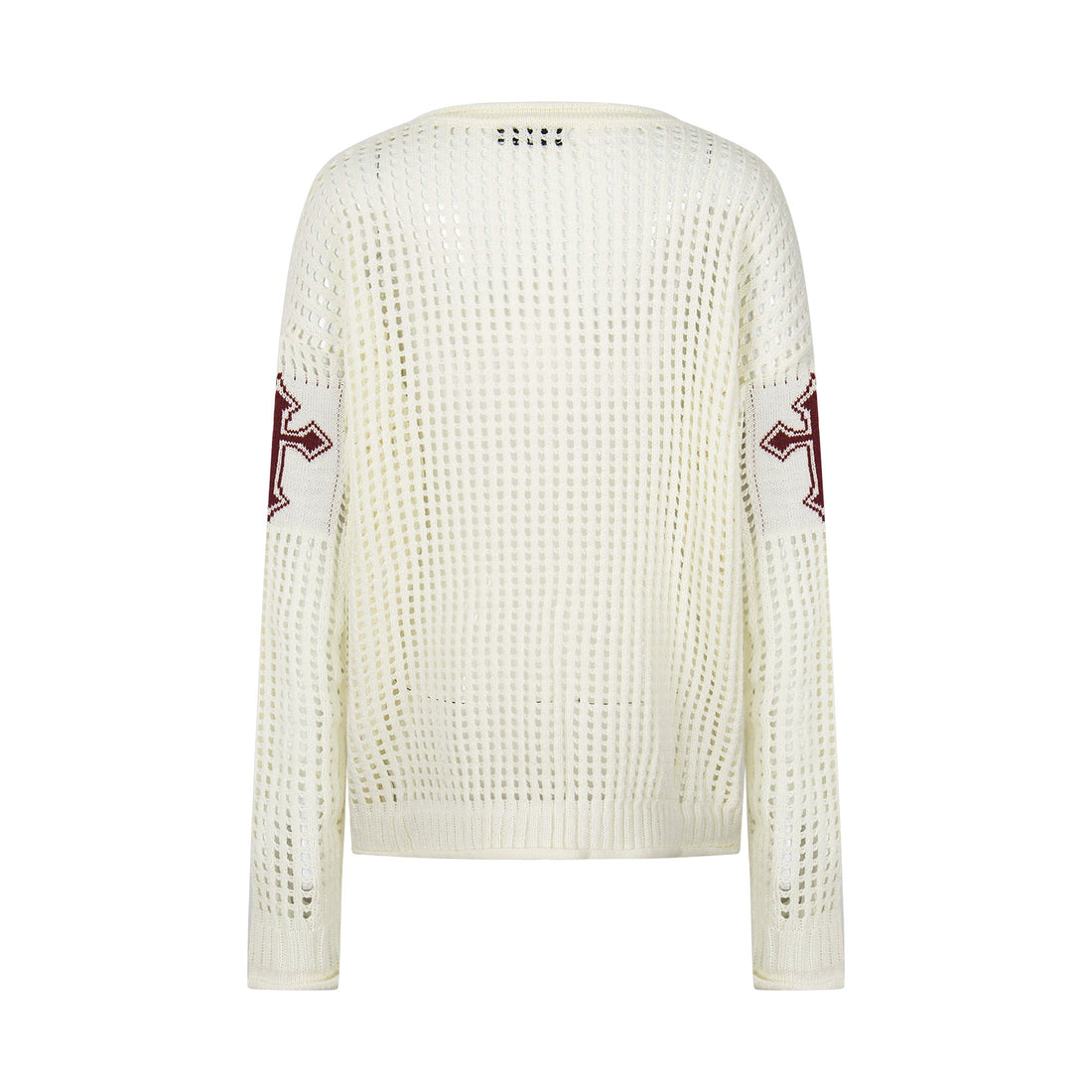 3-6-5.shop Hollow Knit Crewneck Sweater