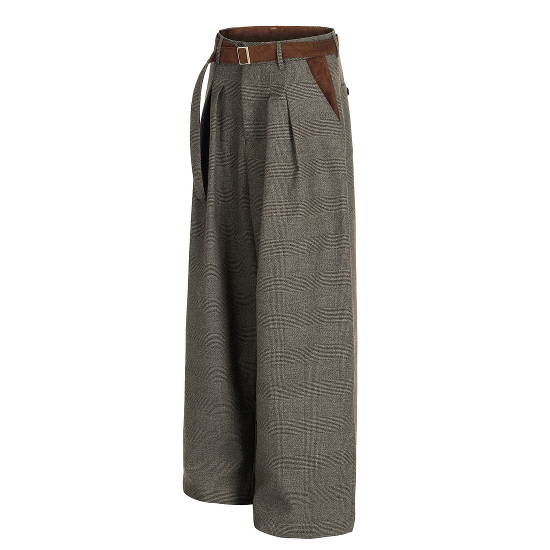 3-6-5.shop Vintage Wide-Leg Suit Pants