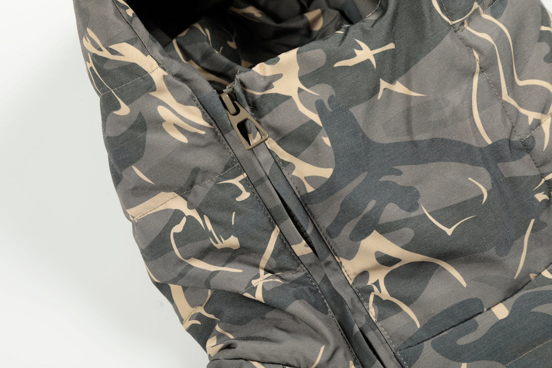 3-6-5.shop Camo Down Puffer Jacket
